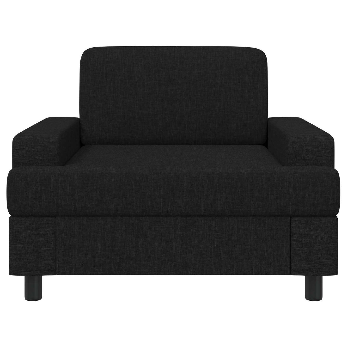 vidaXL Armchair Black Fabric