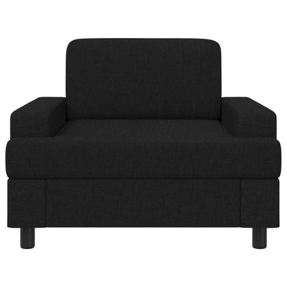 vidaXL Armchair Black Fabric