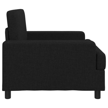 vidaXL Armchair Black Fabric