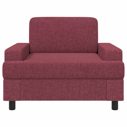 vidaXL Armchair Wine Red Fabric