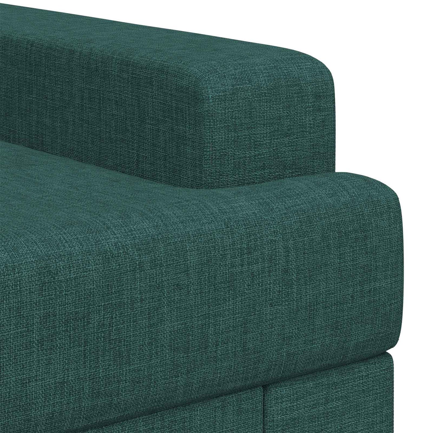 vidaXL Armchair Dark Green Fabric