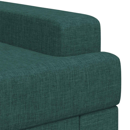 vidaXL Armchair Dark Green Fabric