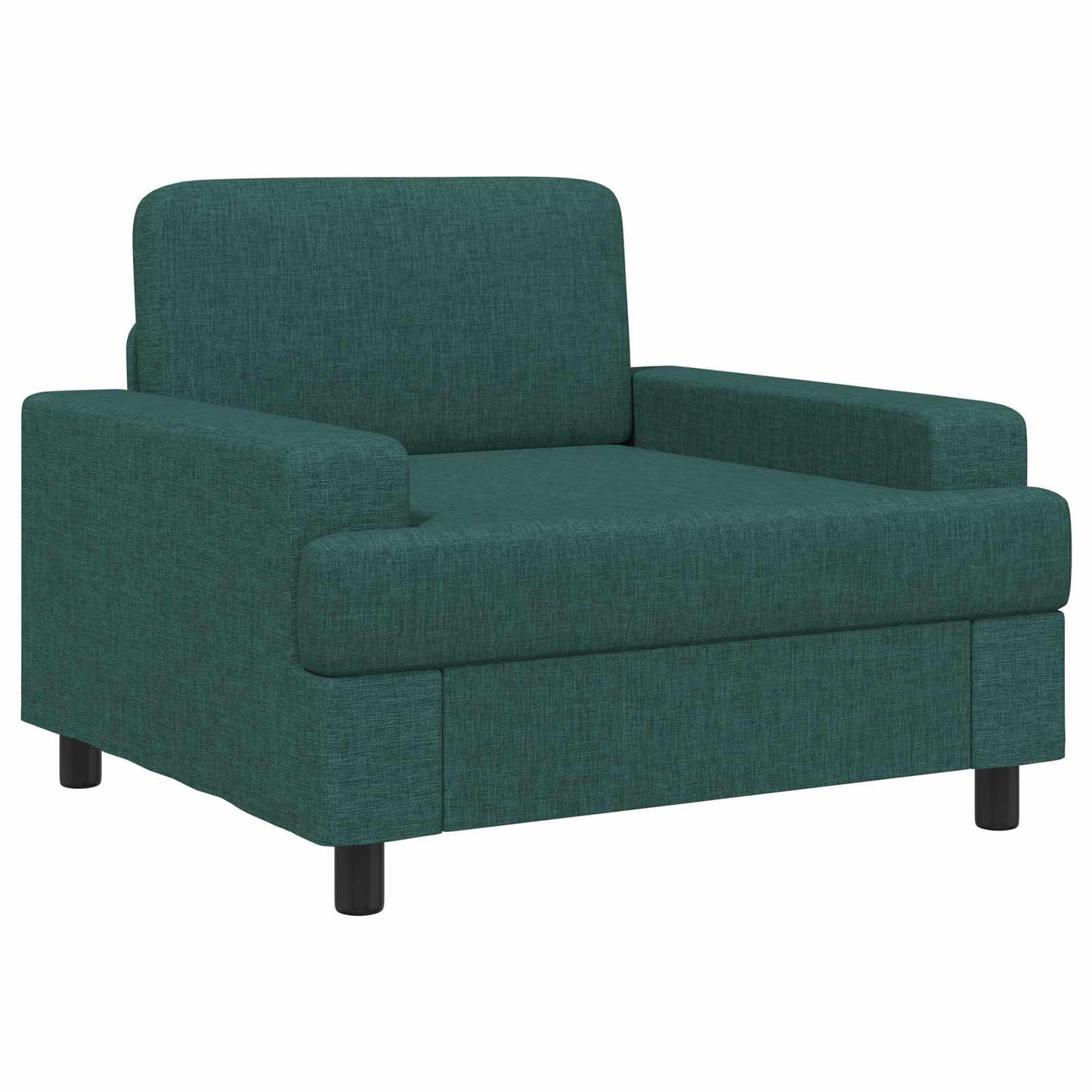 vidaXL Armchair Dark Green Fabric