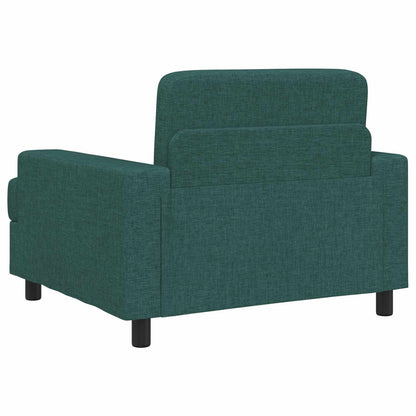 vidaXL Armchair Dark Green Fabric