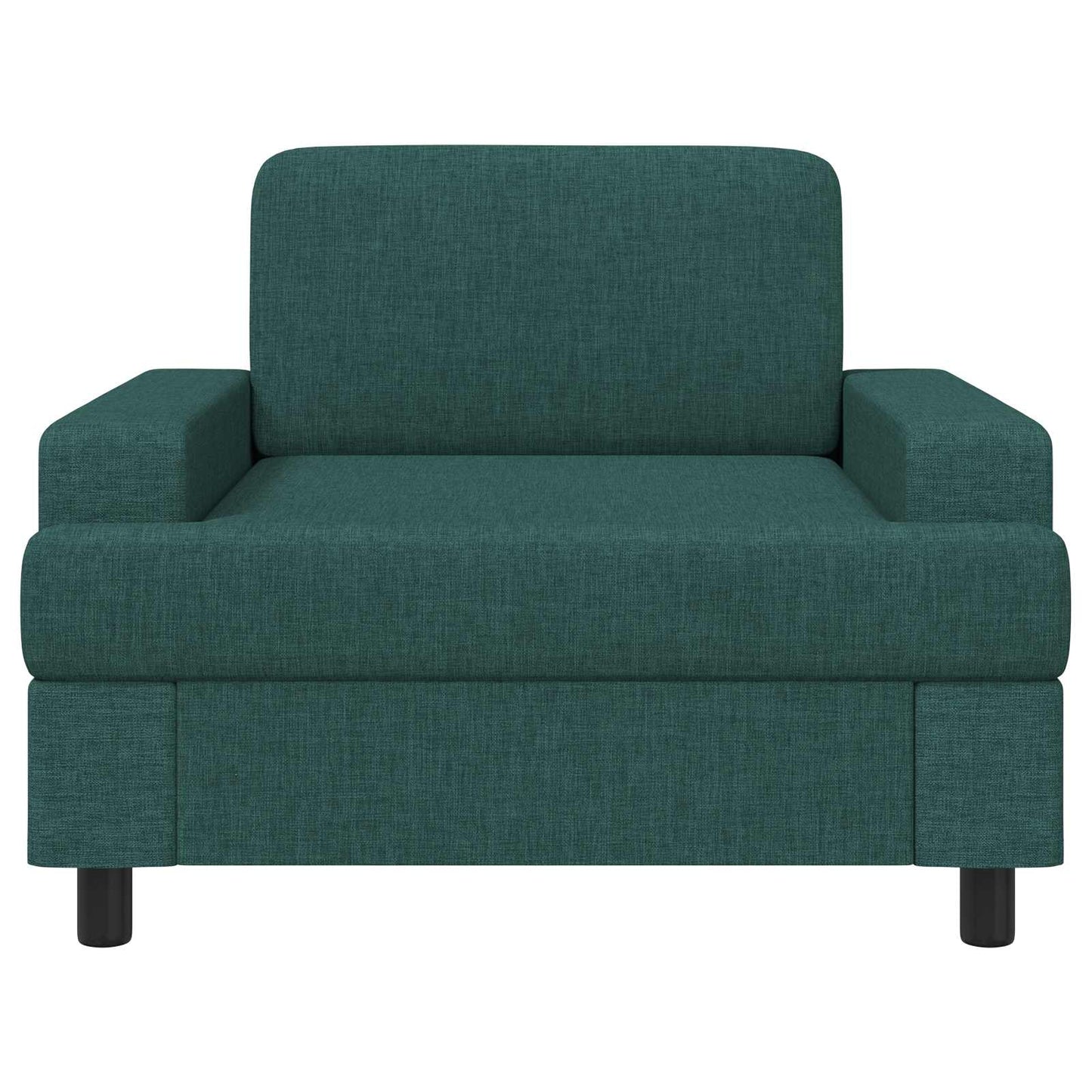 vidaXL Armchair Dark Green Fabric