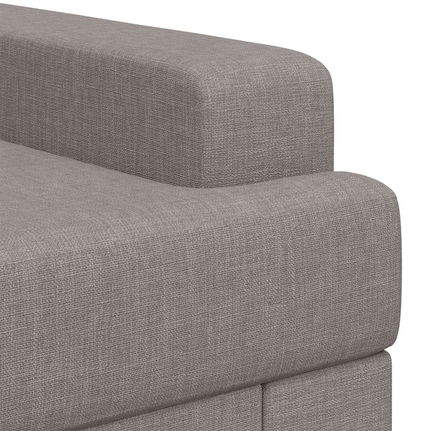 vidaXL Armchair Taupe Fabric