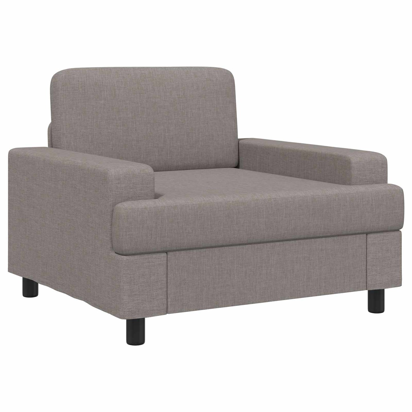 vidaXL Armchair Taupe Fabric