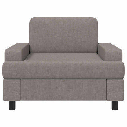 vidaXL Armchair Taupe Fabric