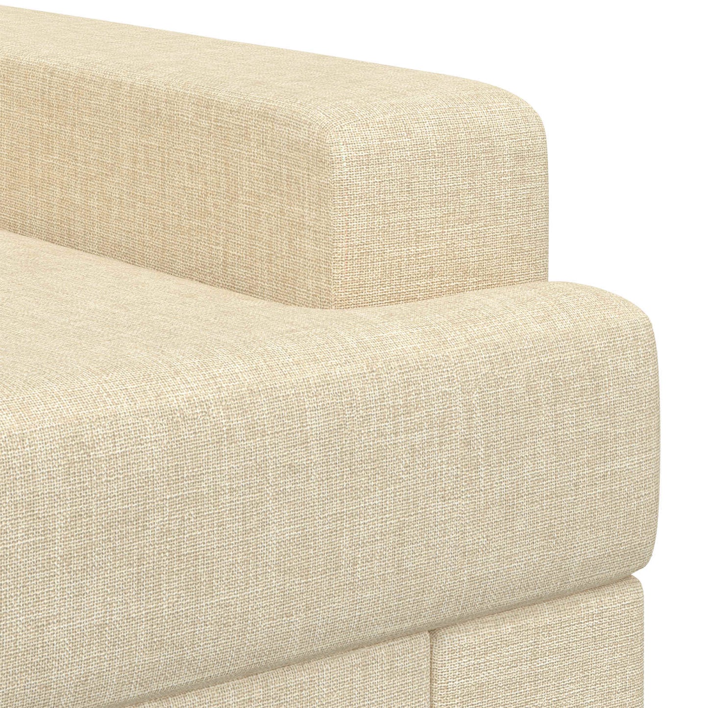 vidaXL Armchair Cream Fabric