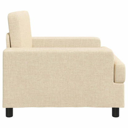 vidaXL Armchair Cream Fabric