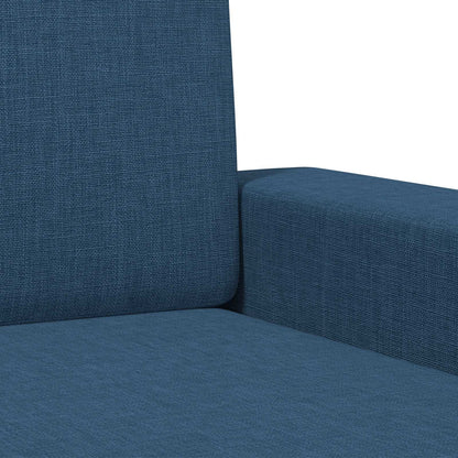 vidaXL Armchair Blue Fabric
