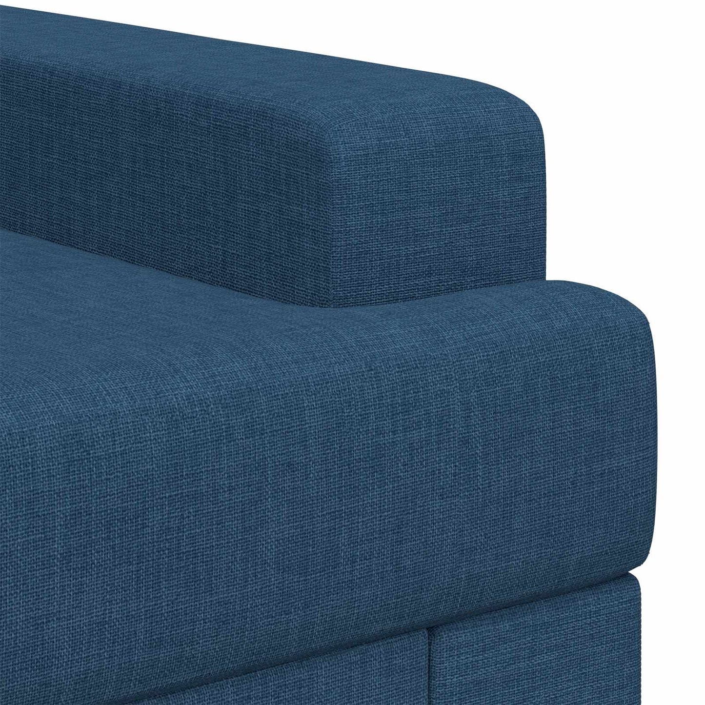 vidaXL Armchair Blue Fabric