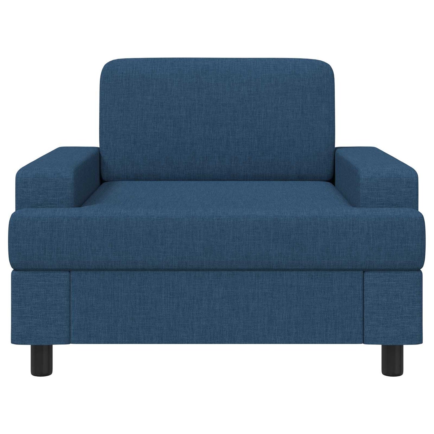 vidaXL Armchair Blue Fabric