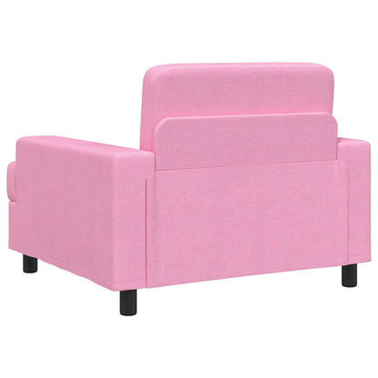 vidaXL Armchair Pink Fabric