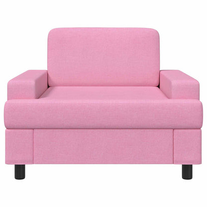 vidaXL Armchair Pink Fabric