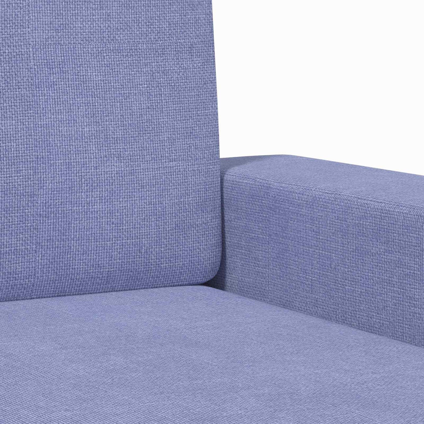 vidaXL Armchair Jeans Blue Fabric