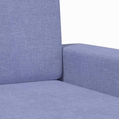 vidaXL Armchair Jeans Blue Fabric