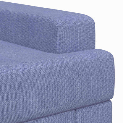 vidaXL Armchair Jeans Blue Fabric