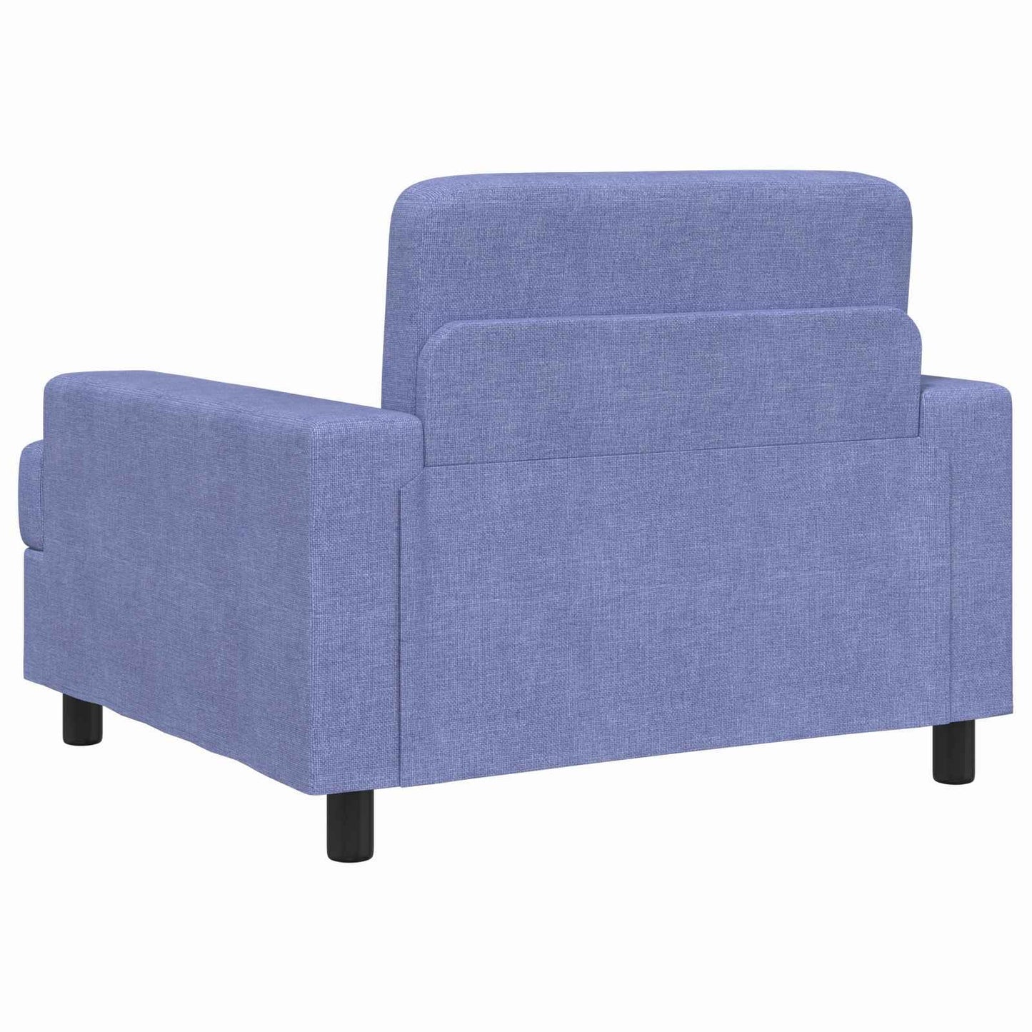 vidaXL Armchair Jeans Blue Fabric