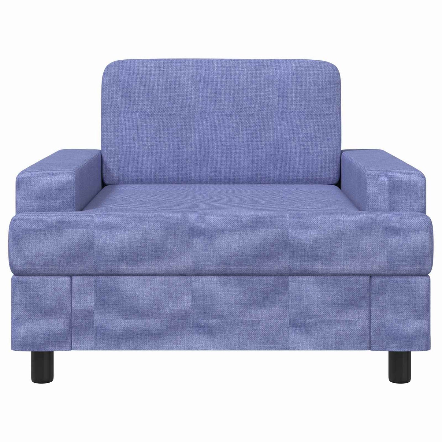 vidaXL Armchair Jeans Blue Fabric