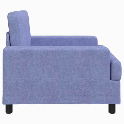 vidaXL Armchair Jeans Blue Fabric