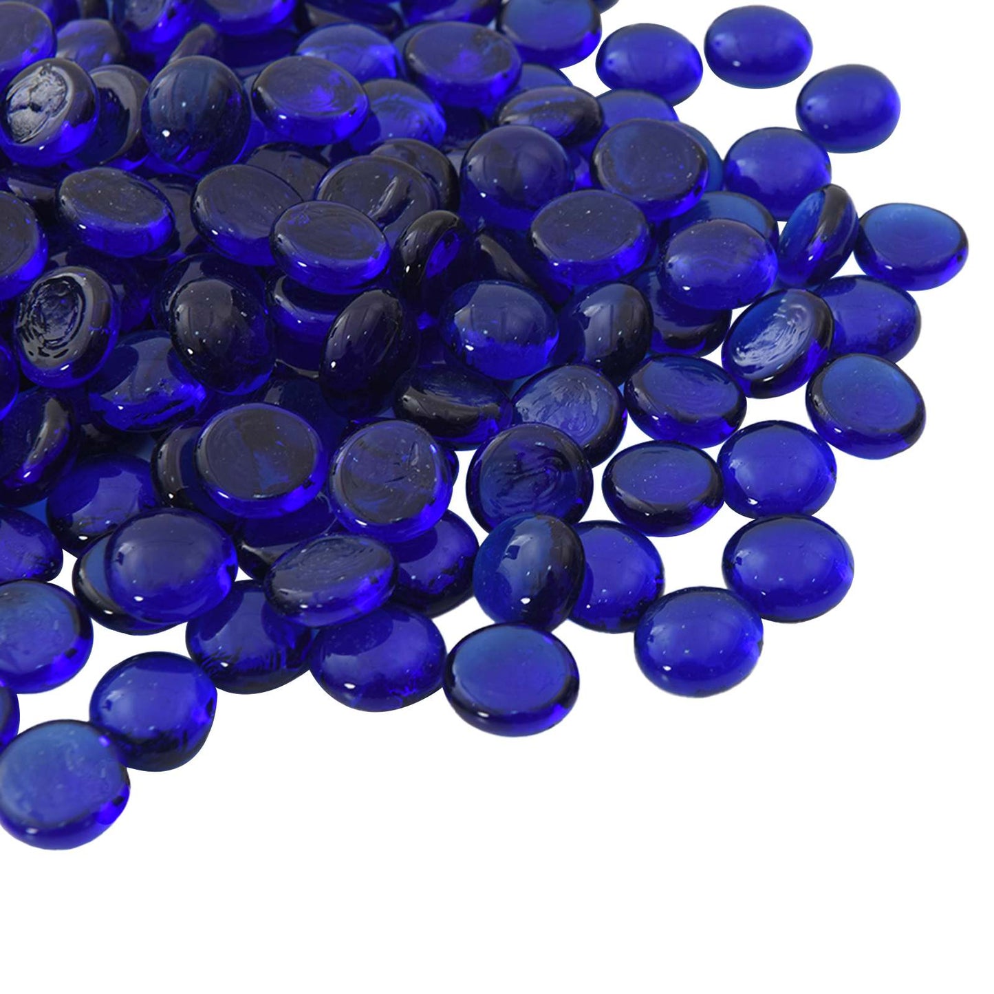 vidaXL Glass Nugget 17-19 mm Cobalt Blue Glass