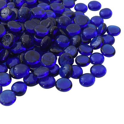 vidaXL Glass Nugget 17-19 mm Cobalt Blue Glass