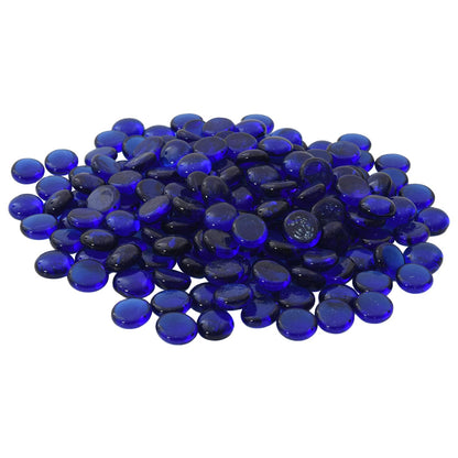 vidaXL Glass Nugget 17-19 mm Cobalt Blue Glass