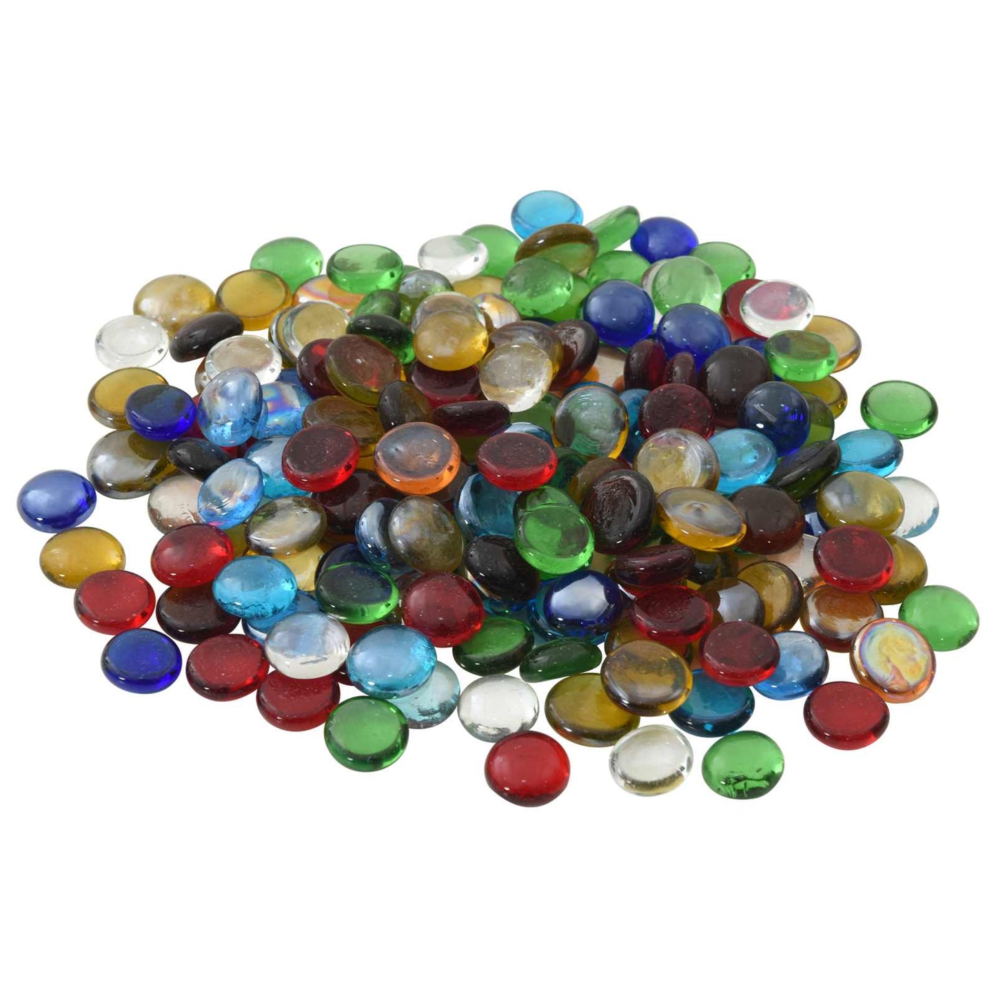 vidaXL Glass Nugget 17-19 mm Multicolour Glass