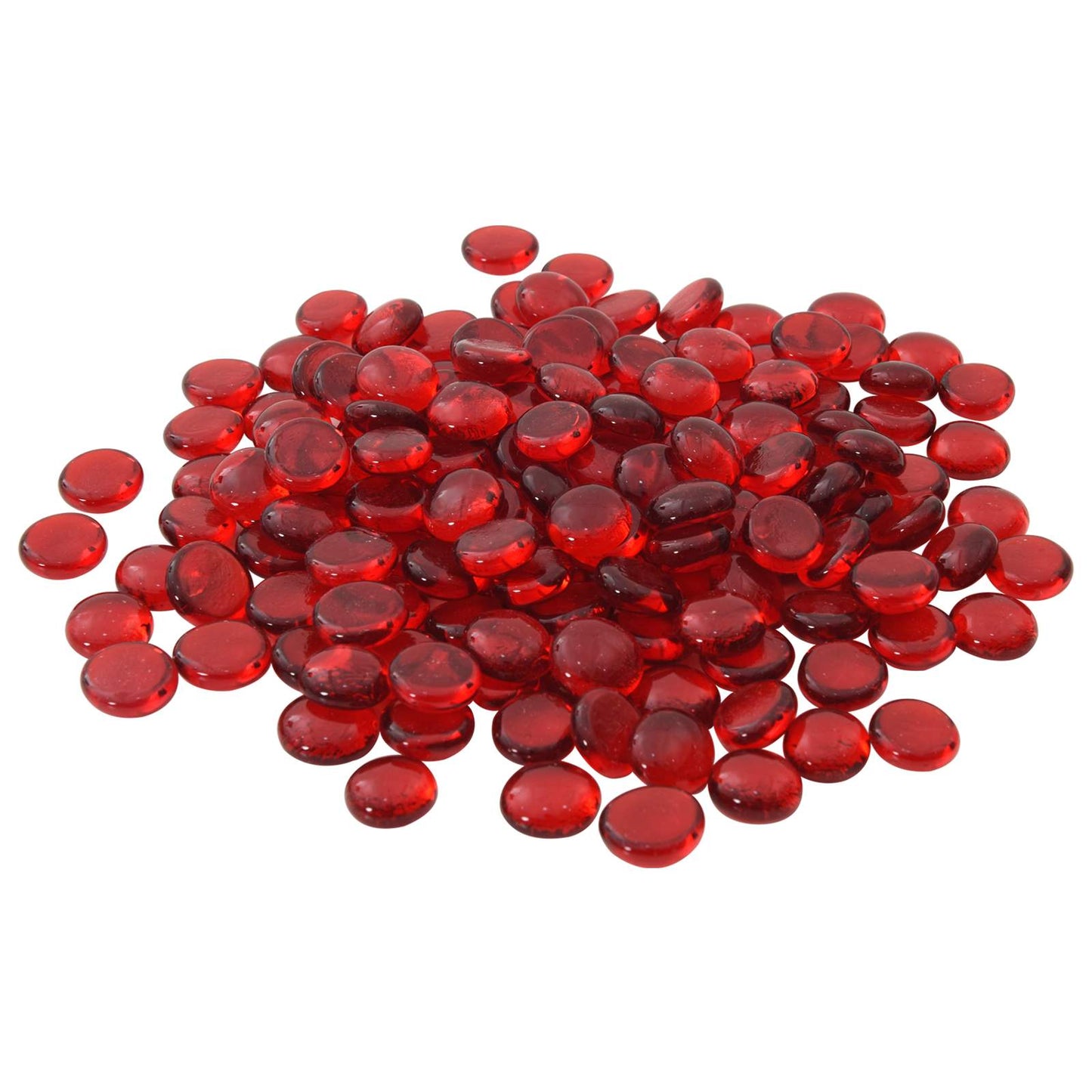vidaXL Glass Nugget 17-19 mm Scarlet Glass