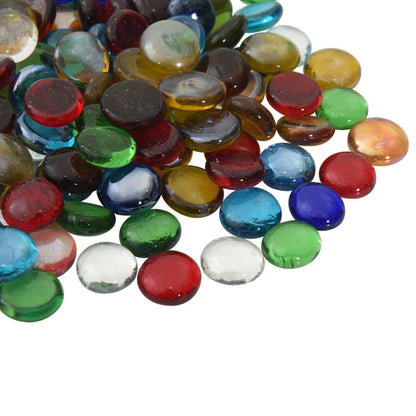 vidaXL Glass Nugget 17-19 mm Multicolour Glass