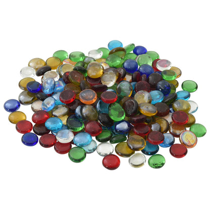 vidaXL Glass Nugget 17-19 mm Multicolour Glass