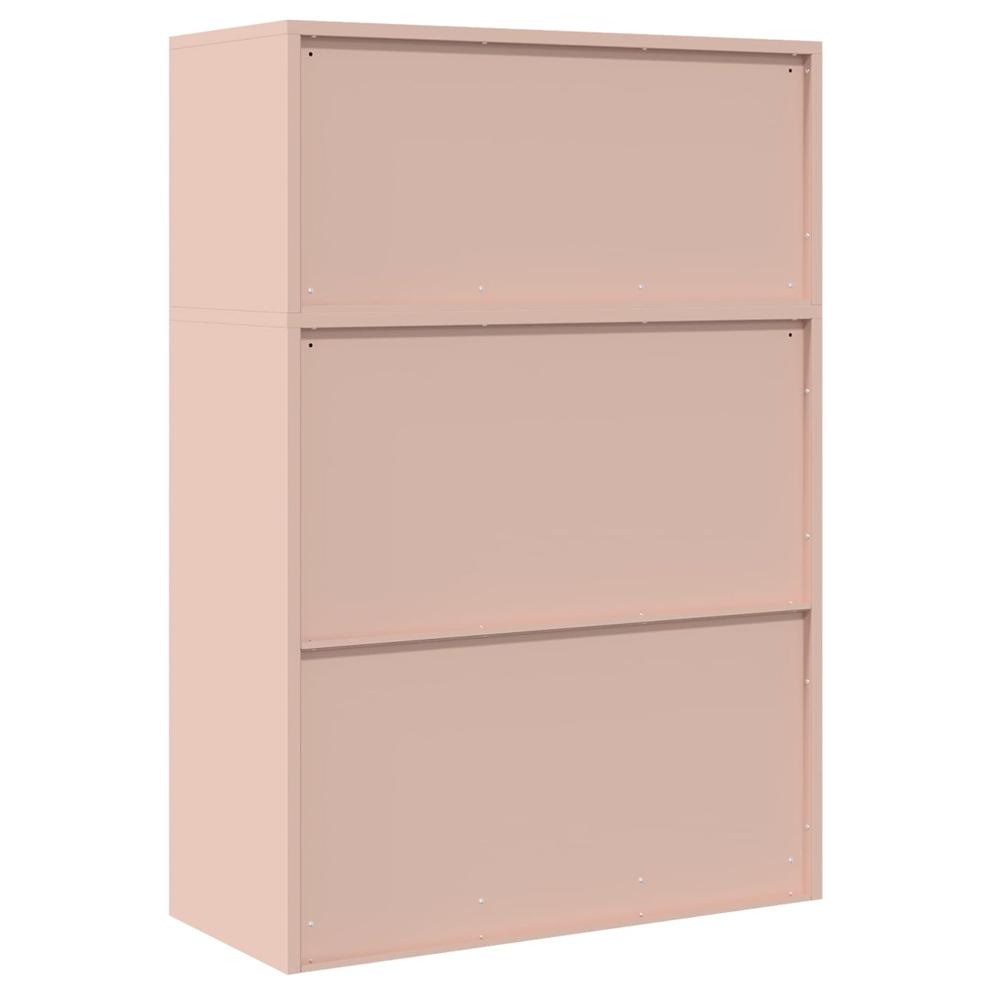 vidaXL Storage Cabinet 2 pcs Pink 90 x 40 x 130 cm Steel Lockable