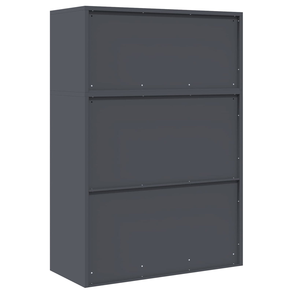 vidaXL Storage Cabinet 2 pcs Anthracite 90 x 40 x 130 cm Steel