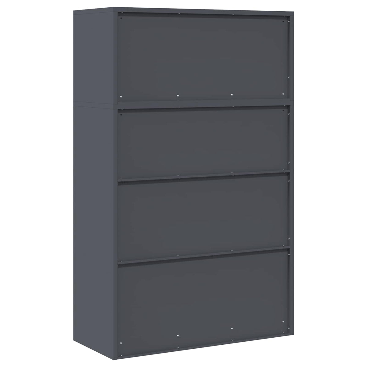 vidaXL Storage Cabinet 2 pcs Anthracite 90 x 40 x 145 cm Steel