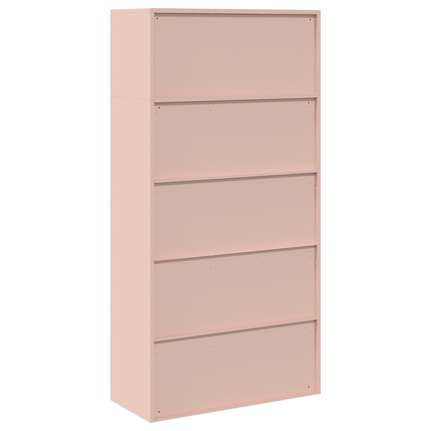 vidaXL Storage Cabinet 2 pcs Pink 90 x 40 x 180 cm Steel Lockable