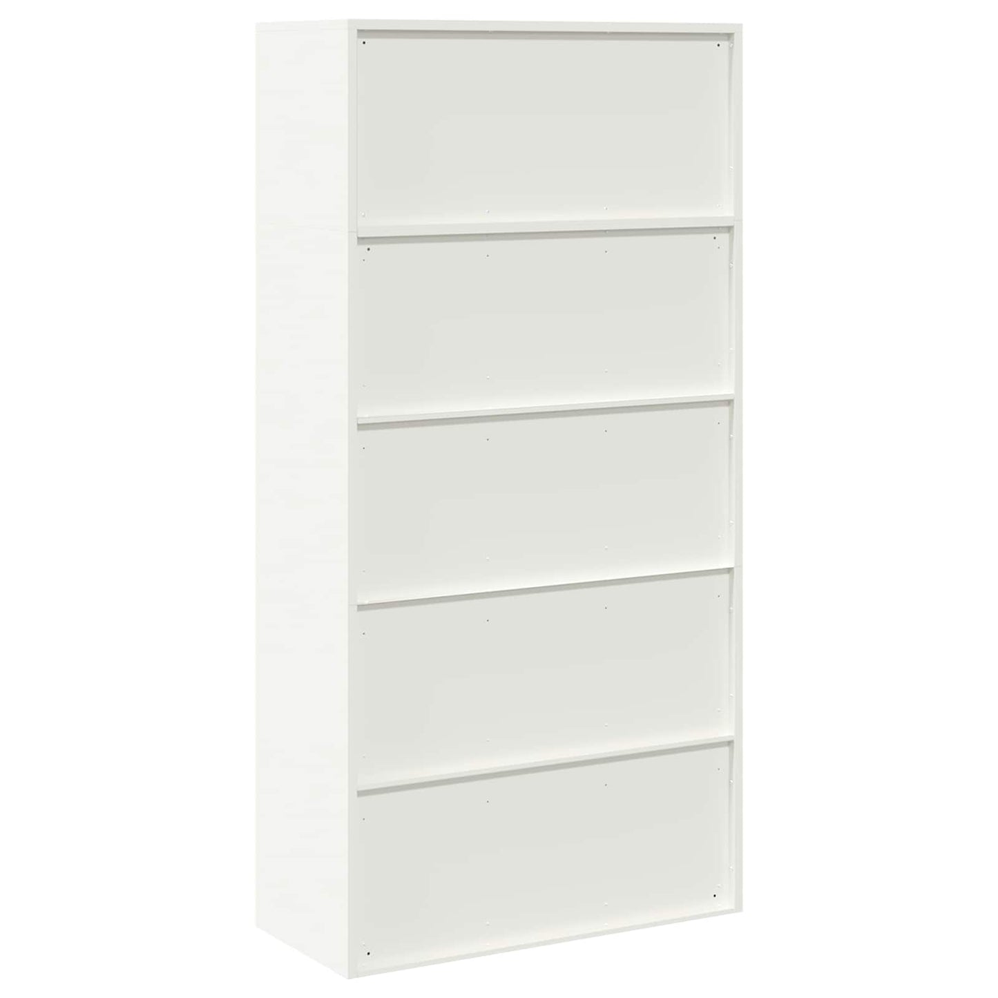 vidaXL Storage Cabinet 2 pcs White 90 x 40 x 180 cm Steel Lockable