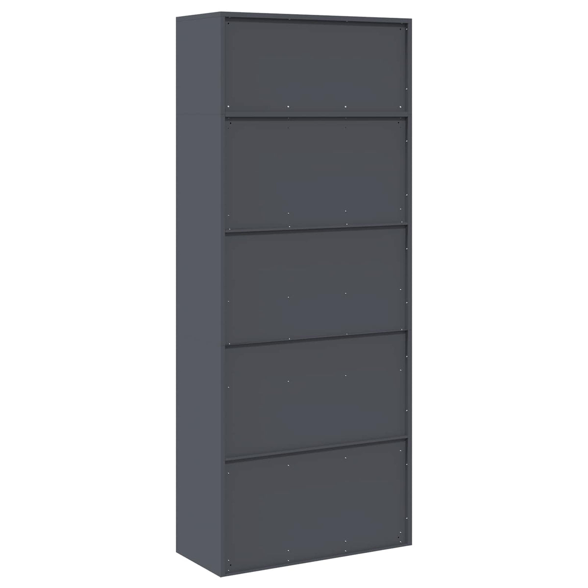 vidaXL Storage Cabinet 2 pcs Anthracite 90 x 40 x 220 cm Steel