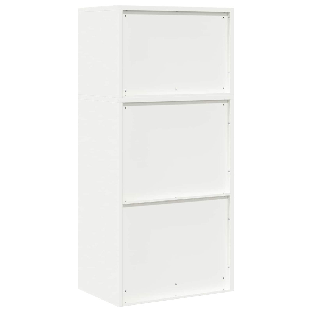 vidaXL Storage Cabinet 2 pcs White 60 x 40 x 130 cm Steel Lockable