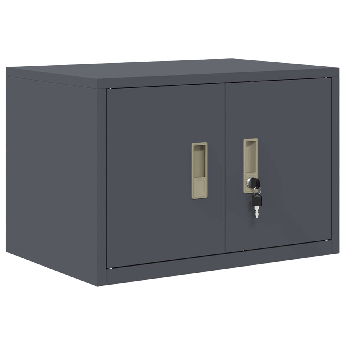 vidaXL Storage Cabinet 2 pcs Anthracite 60 x 40 x 145 cm Steel