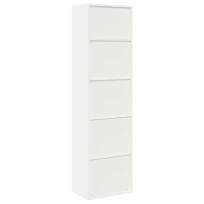 vidaXL Storage Cabinet 2 pcs White 60 x 40 x 220 cm Steel Lockable