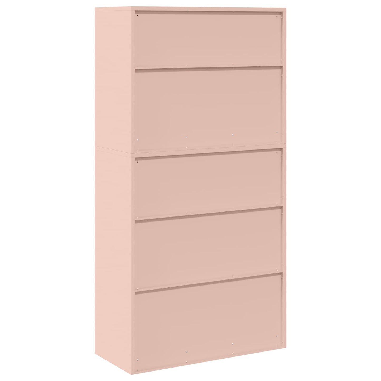 vidaXL Storage Cabinet 2 pcs Pink 90 x 40 x 175 cm Steel Lockable