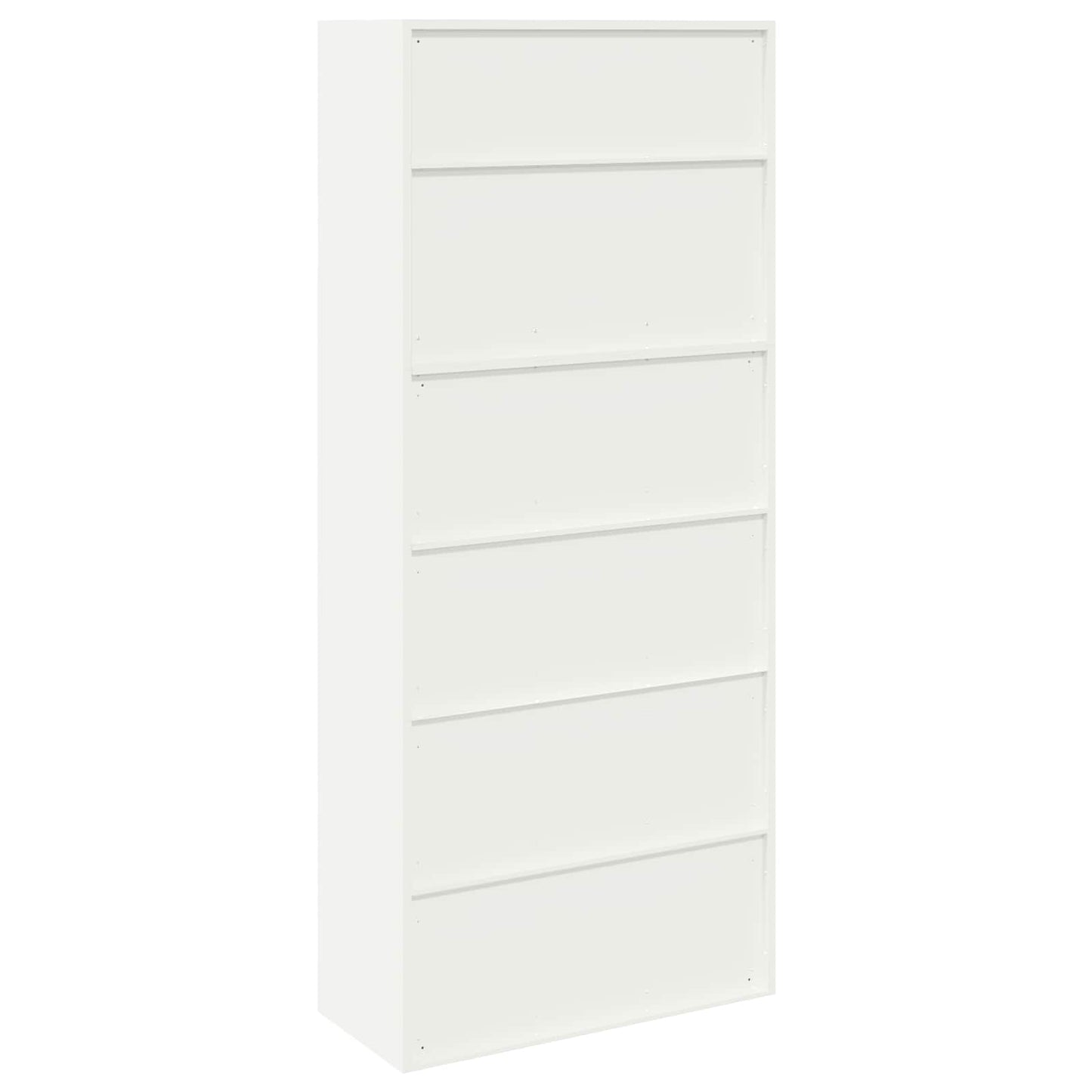 vidaXL Storage Cabinet 2 pcs White 90 x 40 x 210 cm Steel Lockable