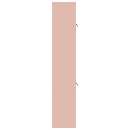 vidaXL Storage Cabinet 2 pcs Pink 80 x 40 x 210 cm Steel Lockable