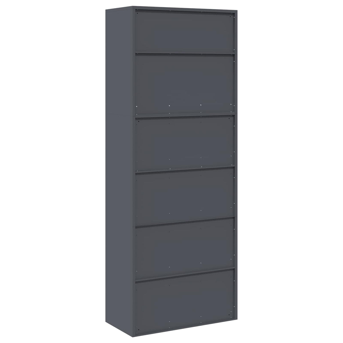 vidaXL Storage Cabinet 2 pcs Anthracite 80 x 40 x 210 cm Steel