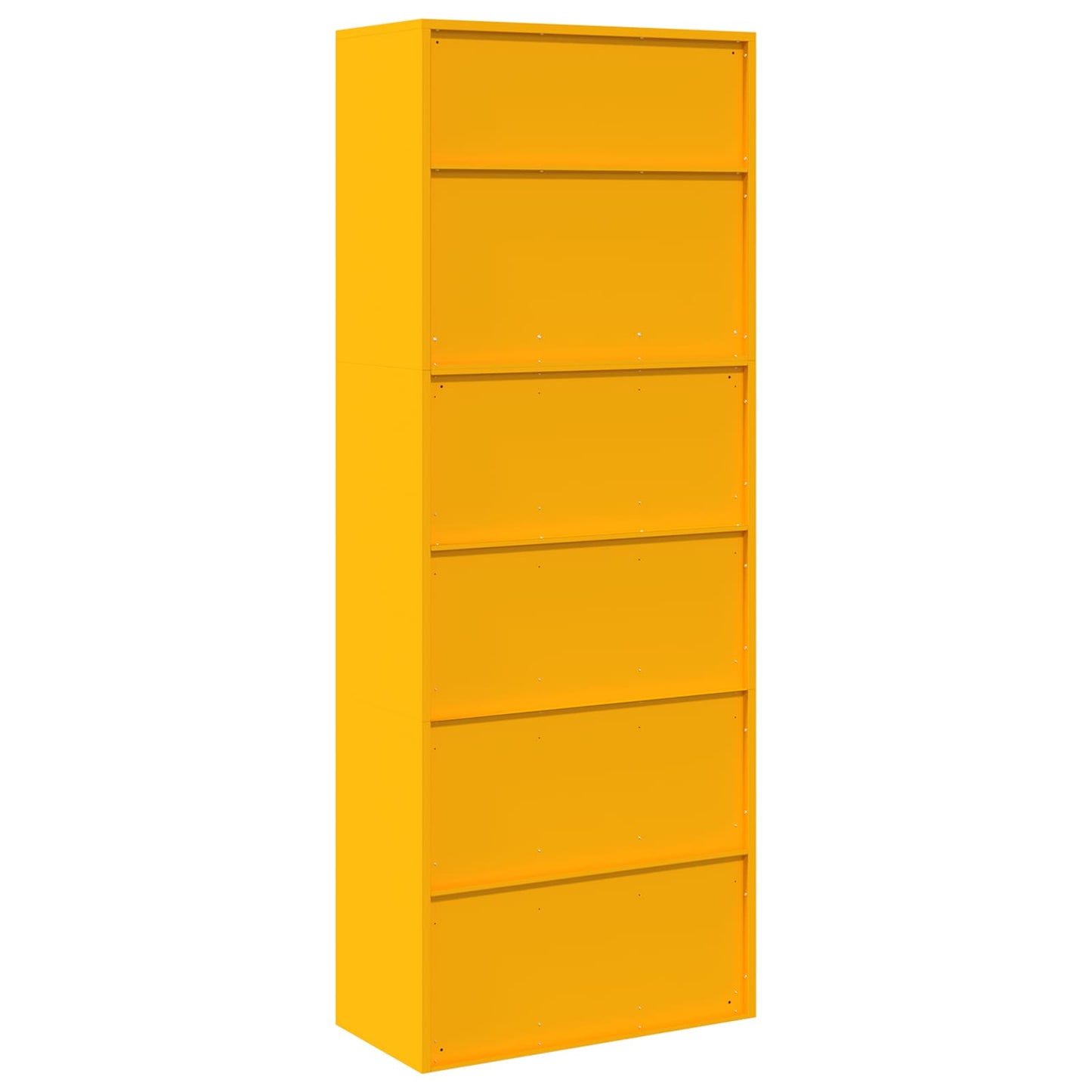 vidaXL Storage Cabinet 2 pcs Mustard Yellow 80 x 40 x 210 cm Steel