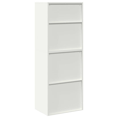 vidaXL Storage Cabinet 2 pcs White 60 x 40 x 160 cm Steel Lockable
