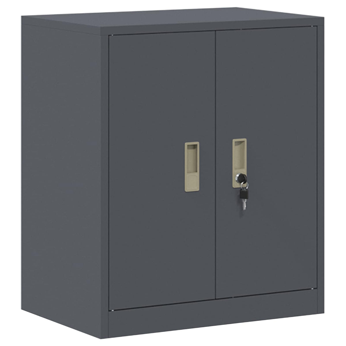vidaXL Storage Cabinet 2 pcs Anthracite 60 x 40 x 175 cm Steel