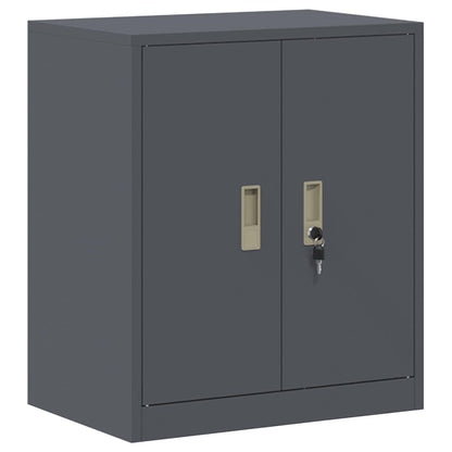 vidaXL Storage Cabinet 2 pcs Anthracite 60 x 40 x 175 cm Steel