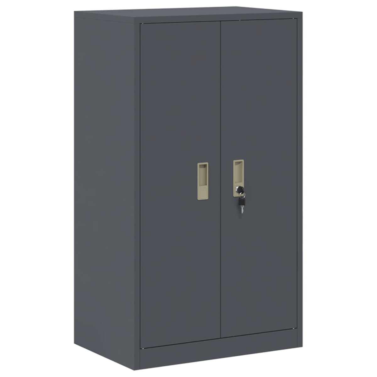vidaXL Storage Cabinet 2 pcs Anthracite 60 x 40 x 175 cm Steel